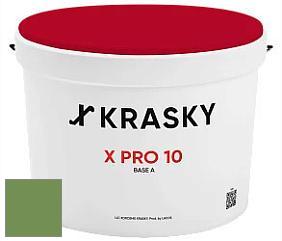 Краска X Pro 10 X Krasky матовая краска для стен и потолков цвет NCS S 3050-G30Y 