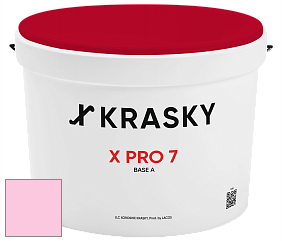 Краска X Pro 7 X Krasky матовая краска для стен и потолков цвет 1423 