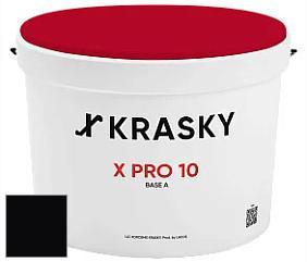 Краска X Pro 10 X Krasky матовая краска для стен и потолков цвет RAL 9005 