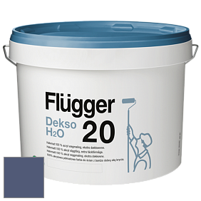 Краска Flugger Dekso H2O 20 полуматовая краска цвет 3457 
