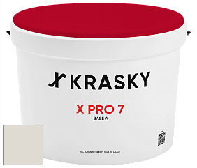 Краска X Pro 7 X Krasky матовая краска для стен и потолков цвет NCS S 1002-Y 