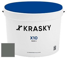 Краска X10 X Krasky шелковисто-матовая краска для стен и потолков цвет 5548 