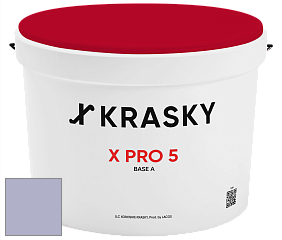 Краска X PRO 5 X Krasky матовая краска для стен и потолков цвет NCS S 2020-R60B 