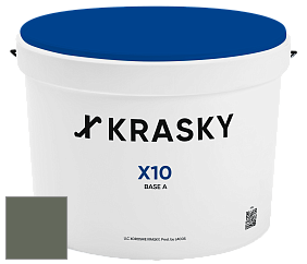 Краска X10 X Krasky шелковисто-матовая краска для стен и потолков цвет 4508 