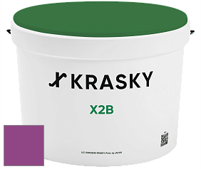 Краска X2B X Krasky глубокоматовая краска для потолков цвет RAL 4008 