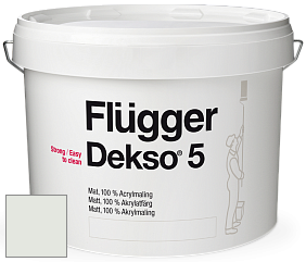 Краска Flugger Dekso 5 матовая краска цвет 4501 