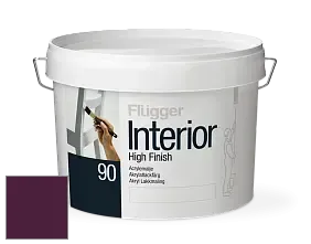 Краска Flugger Interior High Finish 90 акриловая глянцевая эмаль цвет RAL 4007 