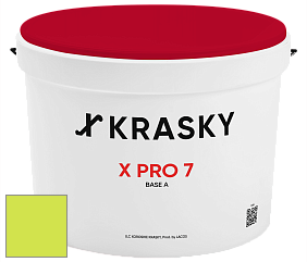 Краска X Pro 7 X Krasky матовая краска для стен и потолков цвет 1537 