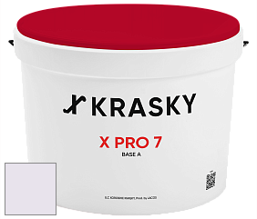 Краска X Pro 7 X Krasky матовая краска для стен и потолков цвет NCS S 0510-R50B 