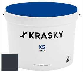 Краска X5 X Krasky матовая краска для стен и потолков цвет NO.96 