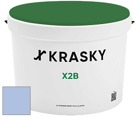 Краска X2B X Krasky глубокоматовая краска для потолков цвет NCS S 1030-R70B 