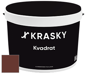 Краска X2B Kvadrat X Krasky матовая краска для потолков глубокого чёрного цвета цвет RAL 8012 