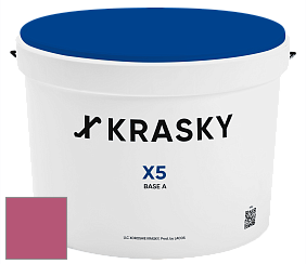 Краска X5 X Krasky матовая краска для стен и потолков цвет NCS S 2060-R20B 