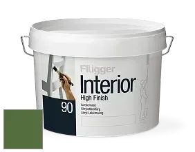 Краска Flugger Interior High Finish 90 акриловая глянцевая эмаль цвет NCS S 4550-G30Y 