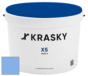 Краска X5 X Krasky матовая краска для стен и потолков цвет 1465 
