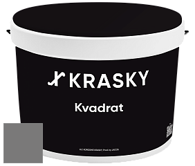 Краска X2B Kvadrat X Krasky матовая краска для потолков глубокого чёрного цвета цвет NCS S 6000-N 