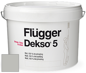 Краска Flugger Dekso 5 матовая краска цвет 5334 