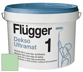 Краска Flugger Dekso 1 ультраматовая краска цвет RAL 6019 