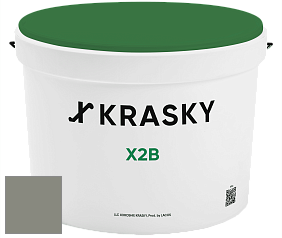 Краска X2B X Krasky глубокоматовая краска для потолков цвет NCS S 5005-G50Y 