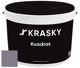 Краска X2B Kvadrat X Krasky матовая краска для потолков глубокого чёрного цвета цвет NCS S 5010-R50B 