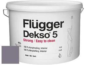 Краска Flugger Dekso 5 матовая краска цвет 5457 