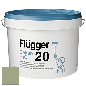 Краска Flugger Dekso H2O 20 полуматовая краска цвет NCS S 3020-G40Y 