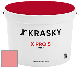 Краска X PRO 5 X Krasky матовая краска для стен и потолков цвет NCS S 0550-R 
