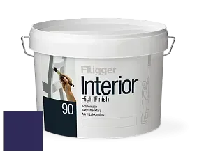 Краска Flugger Interior High Finish 90 акриловая глянцевая эмаль цвет RAL 5022 