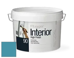 Краска Flugger Interior High Finish 90 акриловая глянцевая эмаль цвет NCS S 3040-B10G 