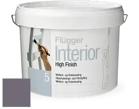 Краска Flugger Interior High Finish 5 матовая акриловая краска-грунт цвет NCS S 6010-R50B 
