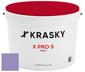 Краска X PRO 5 X Krasky матовая краска для стен и потолков цвет 2446 