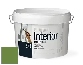 Краска Flugger Interior High Finish 90 акриловая глянцевая эмаль цвет NCS S 3060-G30Y 