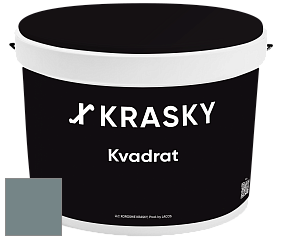 Краска X2B Kvadrat X Krasky матовая краска для потолков глубокого чёрного цвета цвет NCS S 5010-B30G 