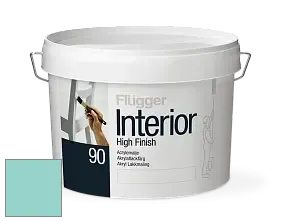 Краска Flugger Interior High Finish 90 акриловая глянцевая эмаль цвет NCS S 1030-B60G 