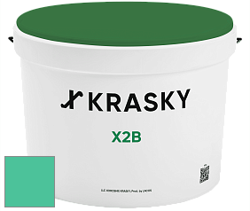 Краска X2B X Krasky глубокоматовая краска для потолков цвет NCS S 1055-B90G 