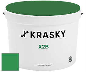 Краска X2B X Krasky глубокоматовая краска для потолков цвет NCS S 2070-G10Y 