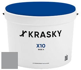 Краска X10 X Krasky шелковисто-матовая краска для стен и потолков цвет IN-715 