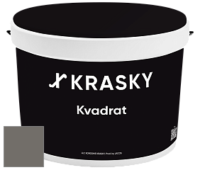Краска X2B Kvadrat X Krasky матовая краска для потолков глубокого чёрного цвета цвет NCS S 6502-Y20R 