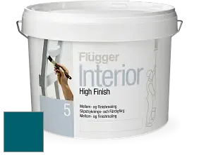 Краска Flugger Interior High Finish 5 матовая акриловая краска-грунт цвет NCS S 5045-B10G 