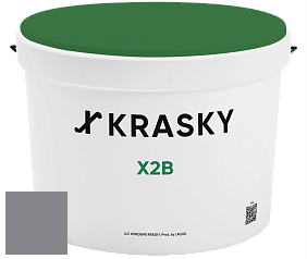 Краска X2B X Krasky глубокоматовая краска для потолков цвет NCS S 5005-R50B 