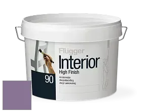 Краска Flugger Interior High Finish 90 акриловая глянцевая эмаль цвет NCS S 4030-R50B 