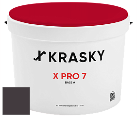 Краска X Pro 7 X Krasky матовая краска для стен и потолков цвет NCS S 8505-R20B 