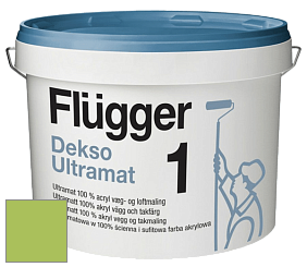 Краска Flugger Dekso 1 ультраматовая краска цвет NCS S 1060-G40Y 