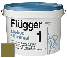Краска Flugger Dekso 1 ультраматовая краска цвет NCS S 4550-G70Y 
