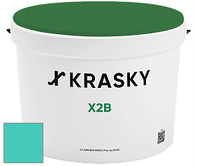 Краска X2B X Krasky глубокоматовая краска для потолков цвет NCS S 1050-B60G 