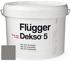 Краска Flugger Dekso 5 матовая краска цвет 5355 