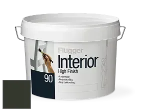Краска Flugger Interior High Finish 90 акриловая глянцевая эмаль цвет RAL 6008 