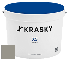 Краска X5 X Krasky матовая краска для стен и потолков цвет IN-724 