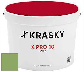 Краска X Pro 10 X Krasky матовая краска для стен и потолков цвет NCS S 2050-G30Y 