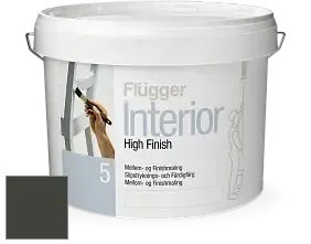 Краска Flugger Interior High Finish 5 матовая акриловая краска-грунт цвет NCS S 8505-G50Y 